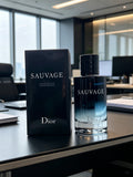 Iconic Dior Sauvage men’s cologne with wild fresh woody scent. All-day long lasting fragrance, ideal for office, dating & travel. Premium packaged luxury perfume, best gift for boyfriend, husband, groomsmen.
