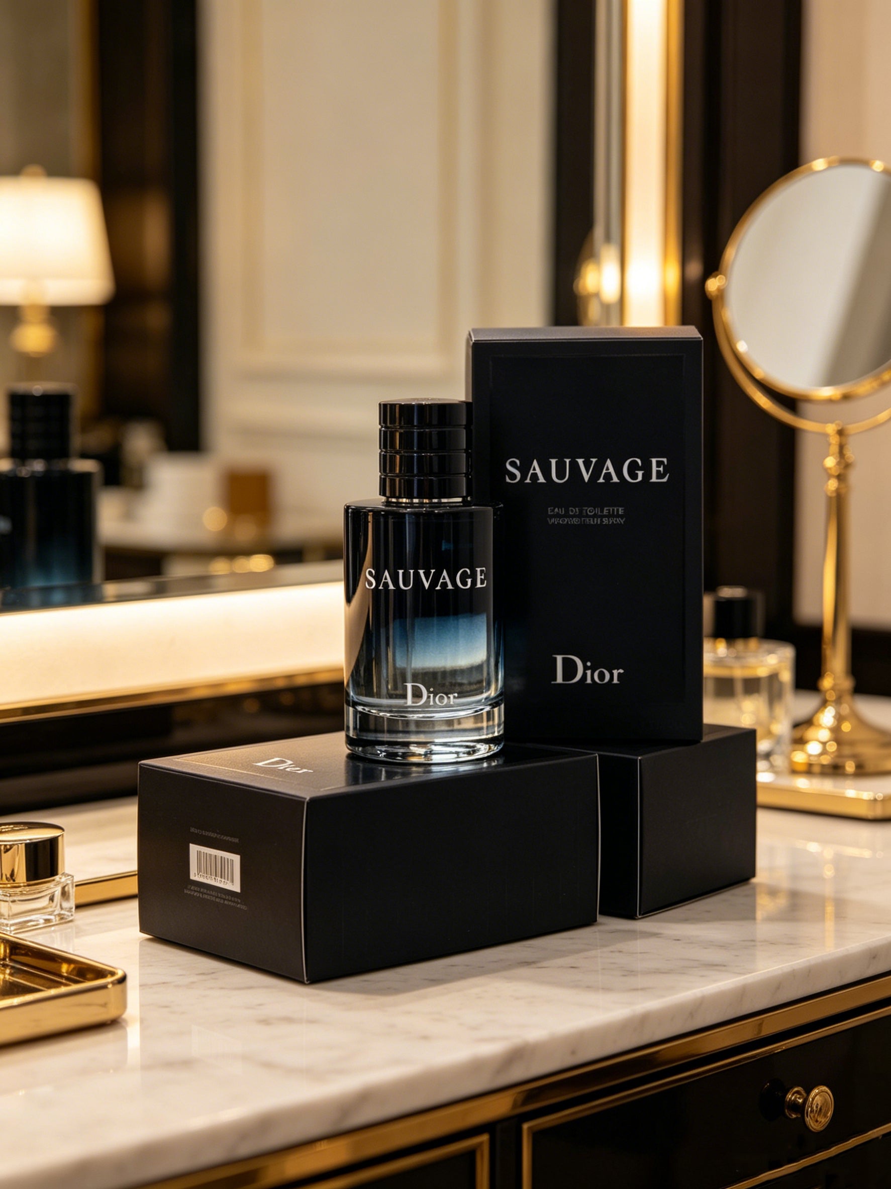 Iconic Dior Sauvage men’s cologne with wild fresh woody scent. All-day long lasting fragrance, ideal for office, dating & travel. Premium packaged luxury perfume, best gift for boyfriend, husband, groomsmen.