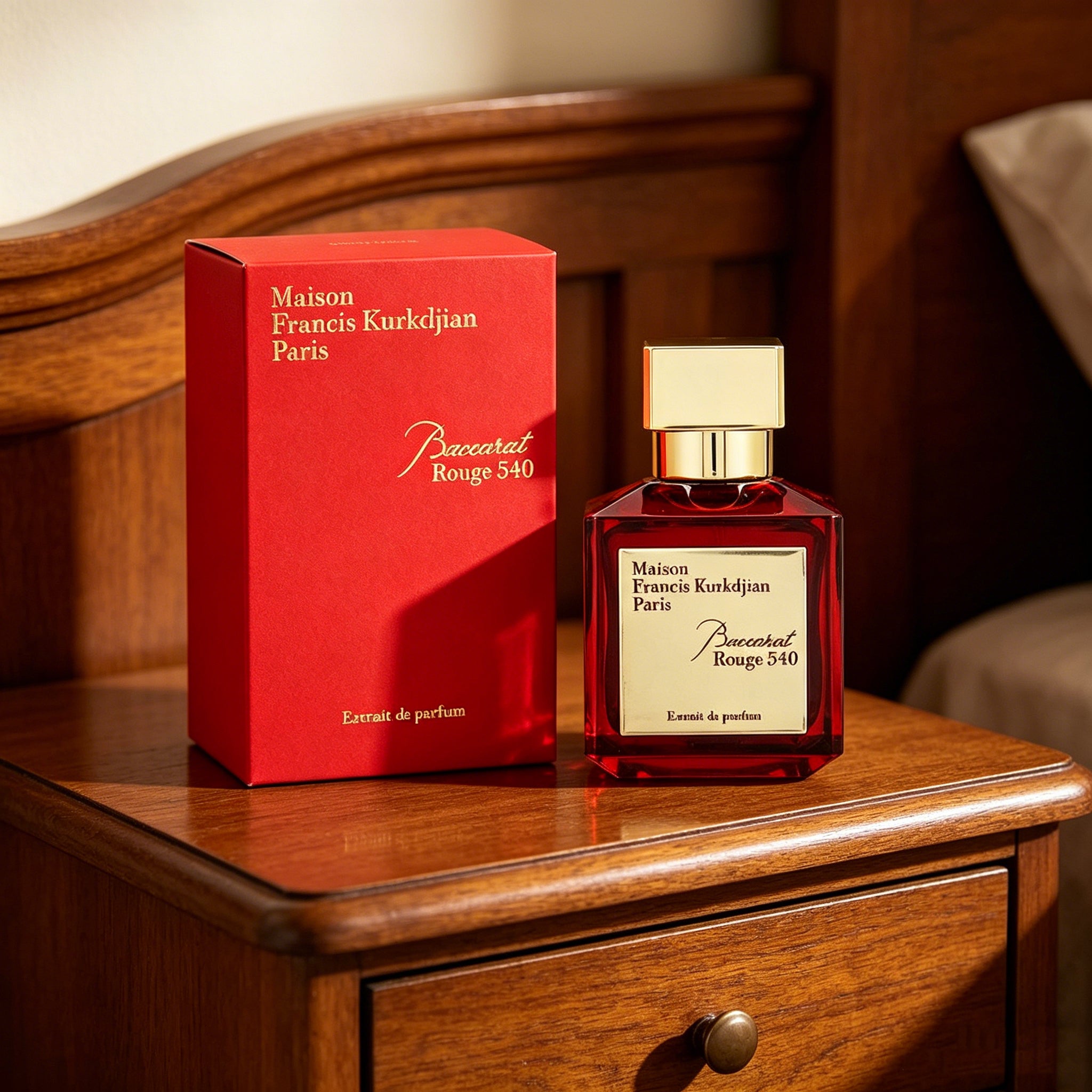 Maison Francis Kurkdjian Baccarat Rouge 540 Extrait de Parfum, Luxury Long Lasting Unisex Fragrance, Iconic Red Crystal Perfume for Men & Women, Premium Gift Box Scent