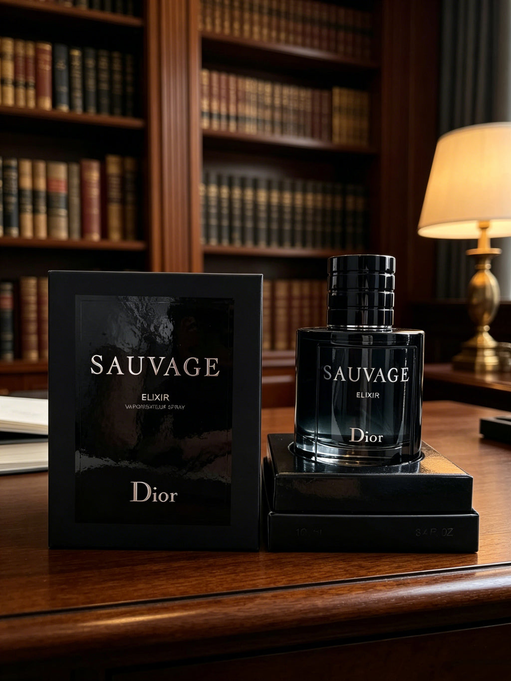 Dior Sauvage Elixir high-concentration men’s perfume with deep woody spicy aroma. Ultra long-lasting rich scent, sleek black luxury bottle with original gift box, top pick luxury gift for men.
