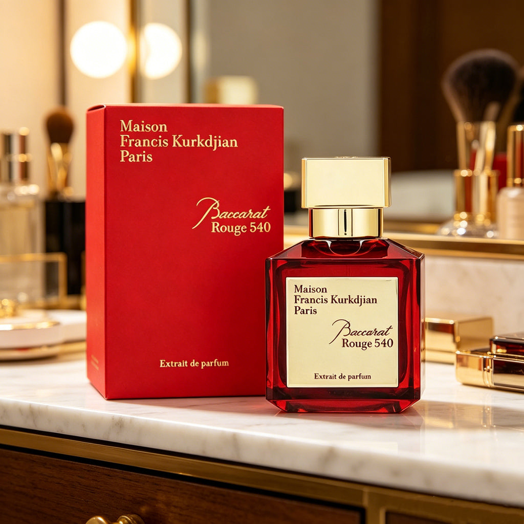Maison Francis Kurkdjian Baccarat Rouge 540 Extrait de Parfum, Luxury Long Lasting Unisex Fragrance, Iconic Red Crystal Perfume for Men & Women, Premium Gift Box Scent