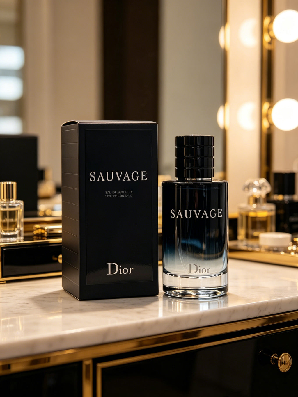 Iconic Dior Sauvage men’s cologne with wild fresh woody scent. All-day long lasting fragrance, ideal for office, dating & travel. Premium packaged luxury perfume, best gift for boyfriend, husband, groomsmen.
