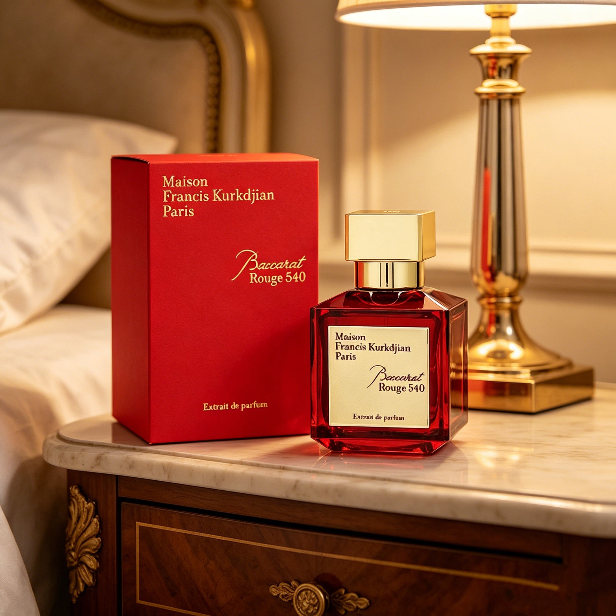 Maison Francis Kurkdjian Baccarat Rouge 540 Extrait de Parfum, Luxury Long Lasting Unisex Fragrance, Iconic Red Crystal Perfume for Men & Women, Premium Gift Box Scent