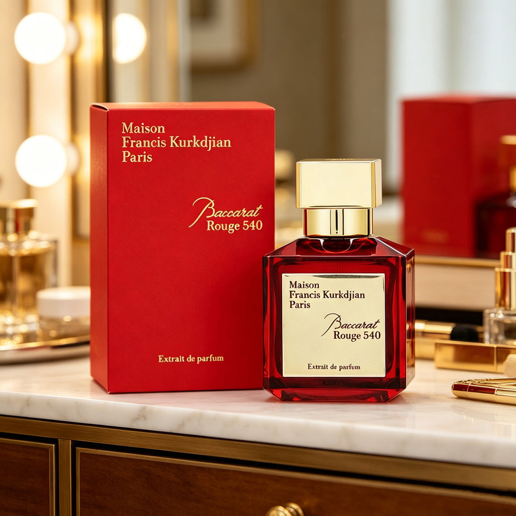 Maison Francis Kurkdjian Baccarat Rouge 540 Extrait de Parfum, Luxury Long Lasting Unisex Fragrance, Iconic Red Crystal Perfume for Men & Women, Premium Gift Box Scent