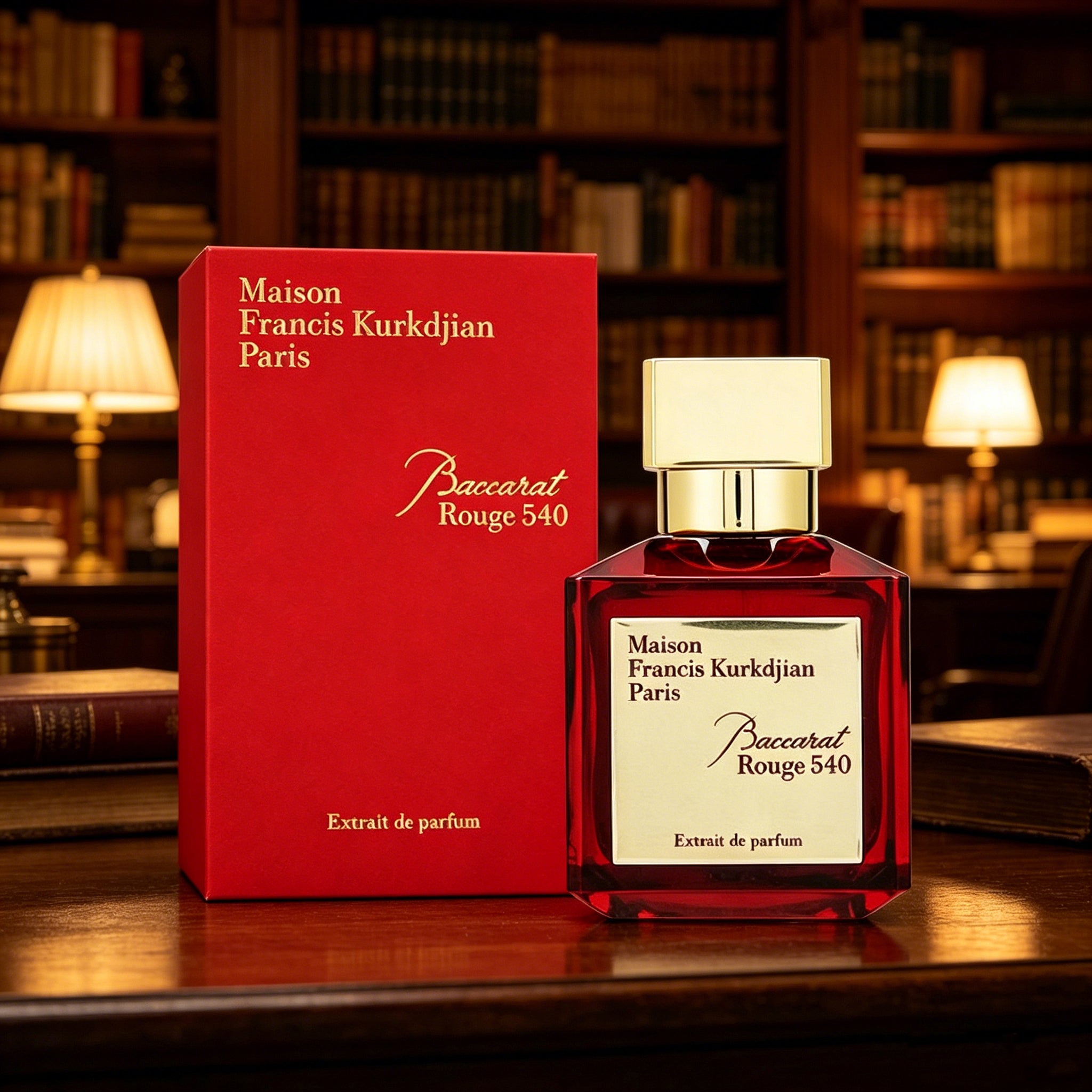 Maison Francis Kurkdjian Baccarat Rouge 540 Extrait de Parfum, Luxury Long Lasting Unisex Fragrance, Iconic Red Crystal Perfume for Men & Women, Premium Gift Box Scent